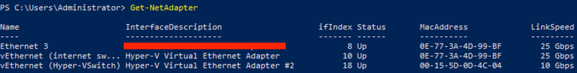 get-netadapter